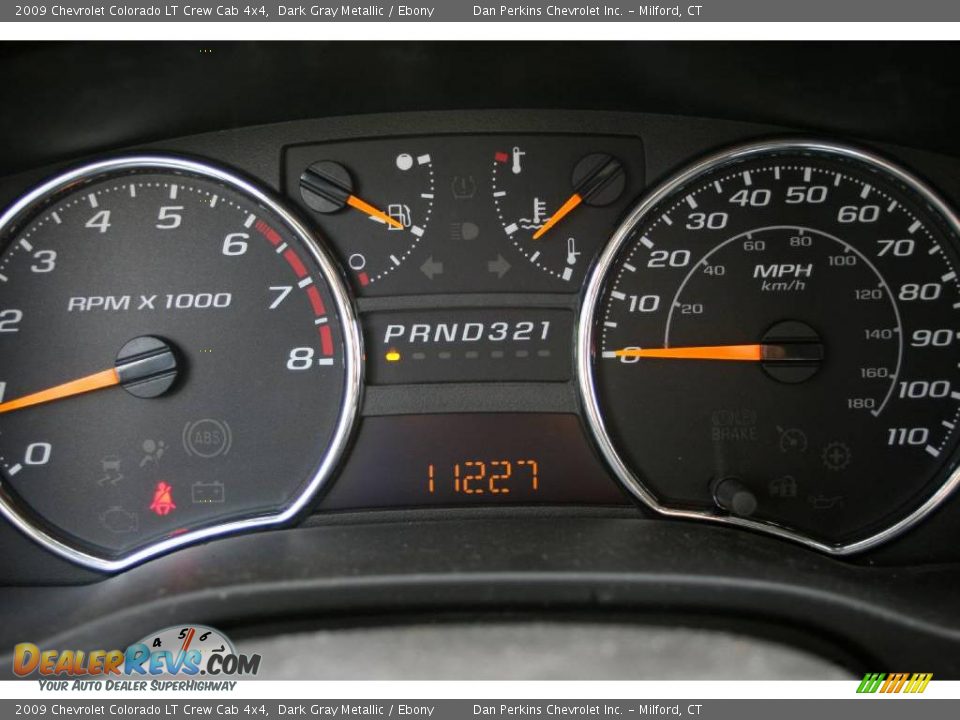 2009 Chevrolet Colorado LT Crew Cab 4x4 Dark Gray Metallic / Ebony Photo #11