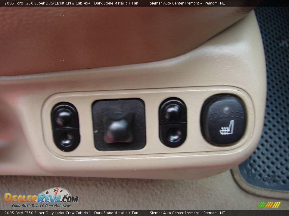 2005 Ford F350 Super Duty Lariat Crew Cab 4x4 Dark Stone Metallic / Tan Photo #12