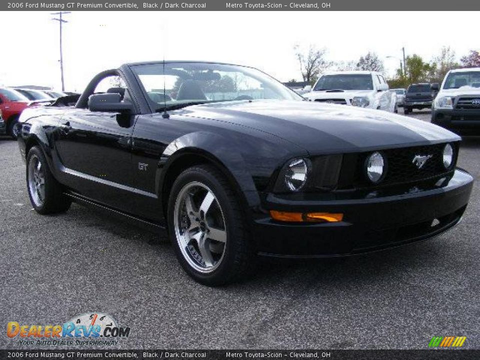 2006 Ford Mustang GT Premium Convertible Black / Dark Charcoal Photo #1