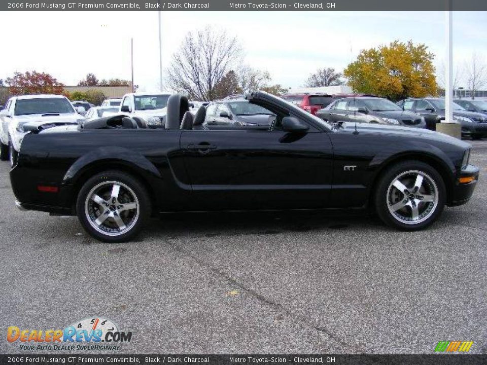 2006 Ford Mustang GT Premium Convertible Black / Dark Charcoal Photo #3