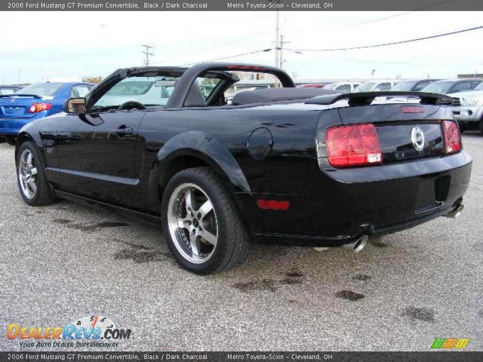 2006 Ford Mustang GT Premium Convertible Black / Dark Charcoal Photo #6
