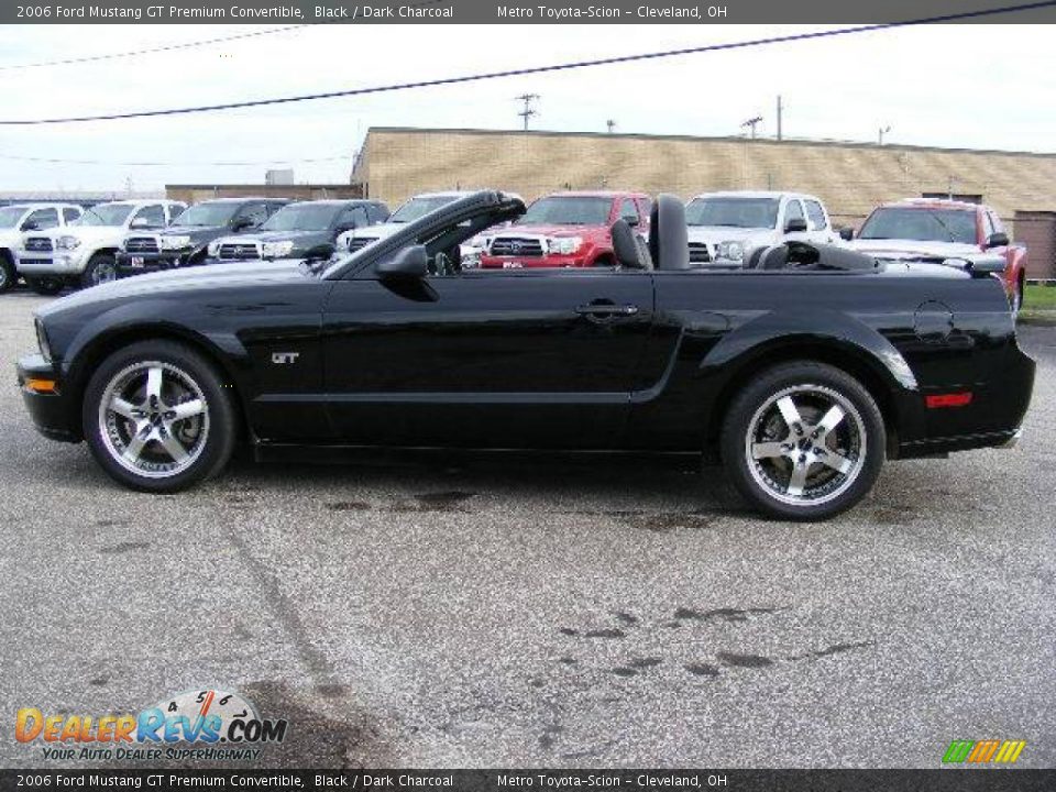 2006 Ford Mustang GT Premium Convertible Black / Dark Charcoal Photo #7