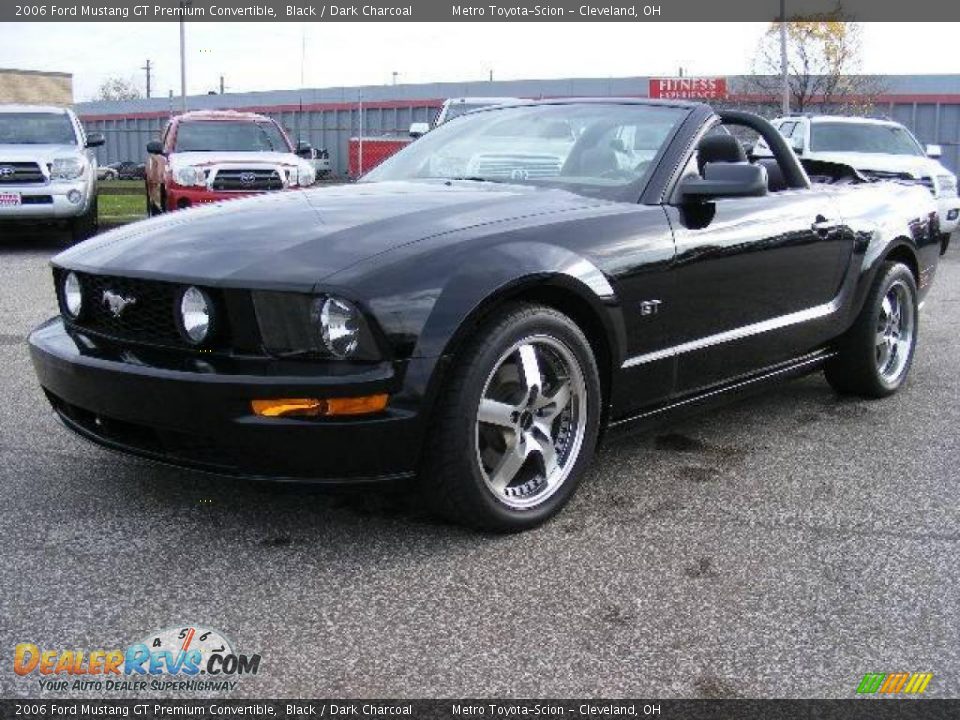 2006 Ford Mustang GT Premium Convertible Black / Dark Charcoal Photo #8