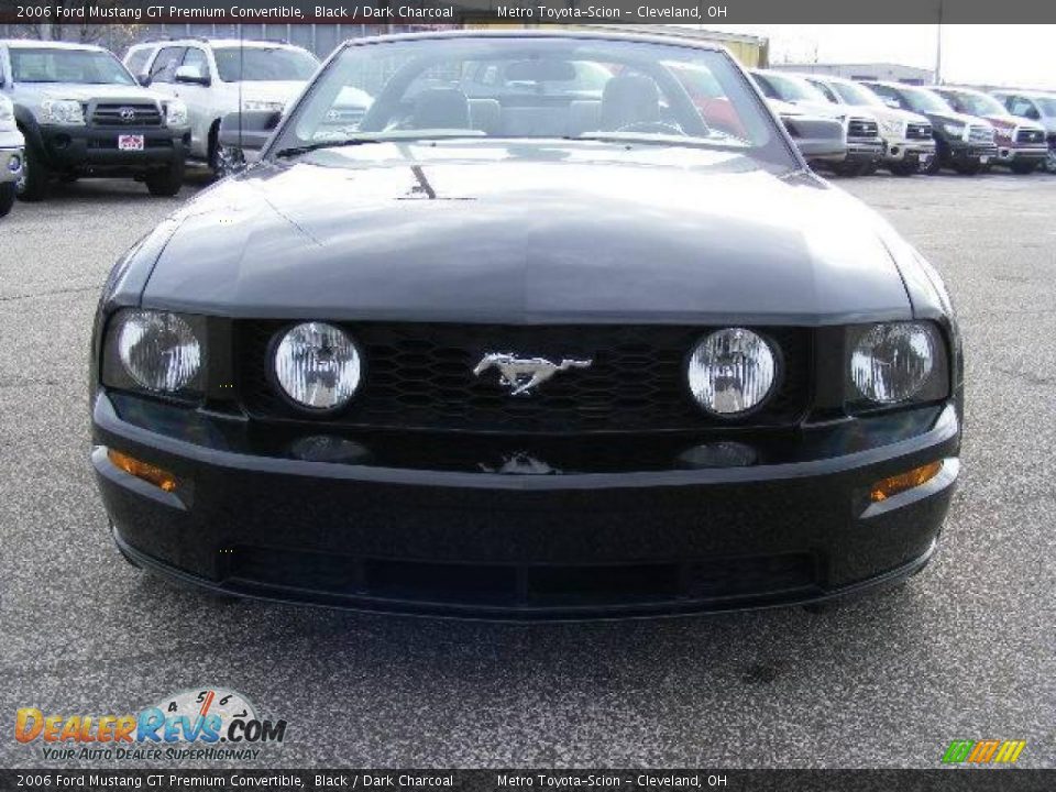 2006 Ford Mustang GT Premium Convertible Black / Dark Charcoal Photo #9