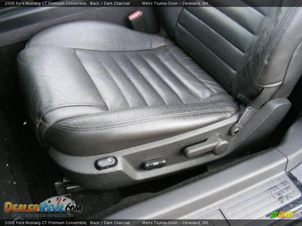 2006 Ford Mustang GT Premium Convertible Black / Dark Charcoal Photo #11