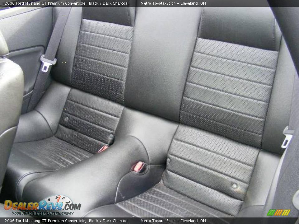 2006 Ford Mustang GT Premium Convertible Black / Dark Charcoal Photo #12