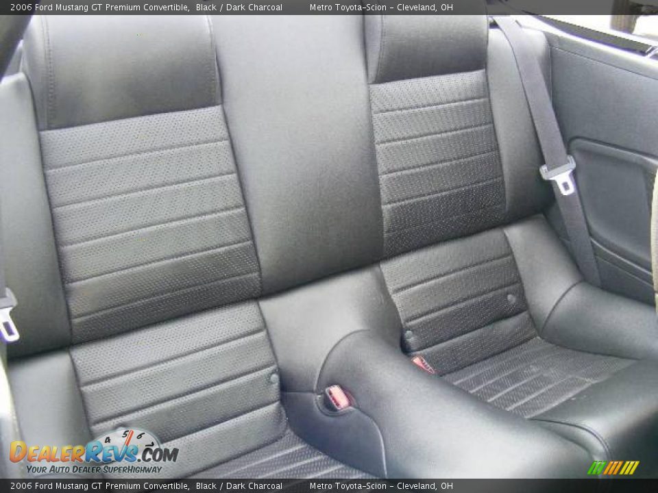 2006 Ford Mustang GT Premium Convertible Black / Dark Charcoal Photo #13