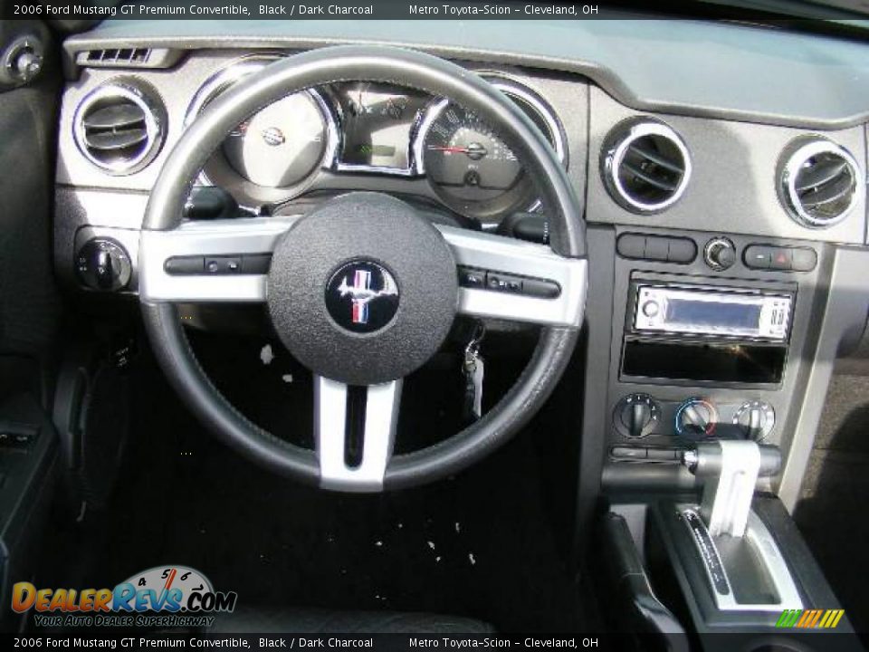 2006 Ford Mustang GT Premium Convertible Black / Dark Charcoal Photo #15