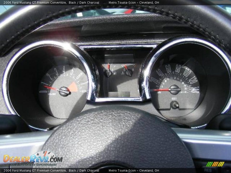 2006 Ford Mustang GT Premium Convertible Black / Dark Charcoal Photo #17