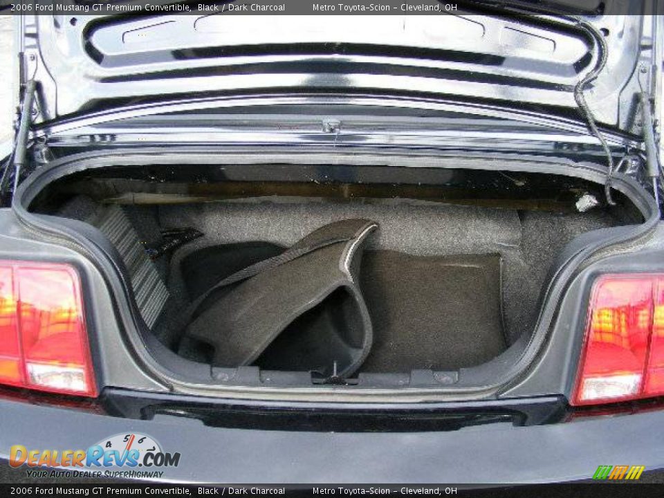 2006 Ford Mustang GT Premium Convertible Black / Dark Charcoal Photo #24