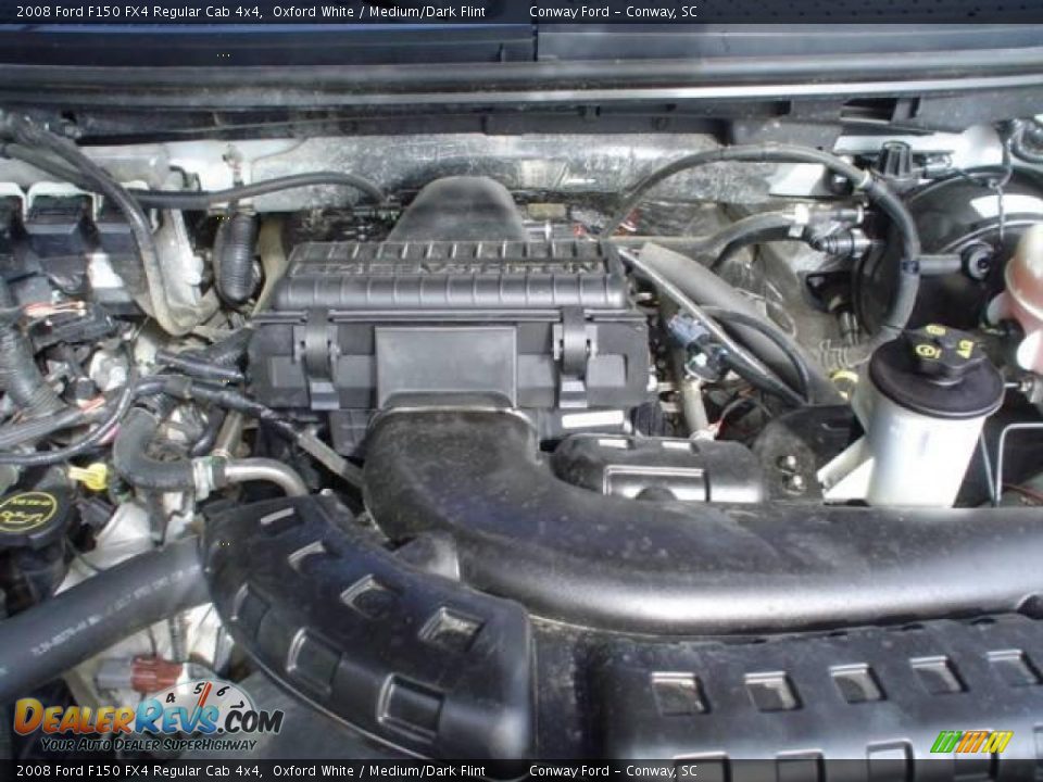 2008 Ford F150 FX4 Regular Cab 4x4 Oxford White / Medium/Dark Flint Photo #11