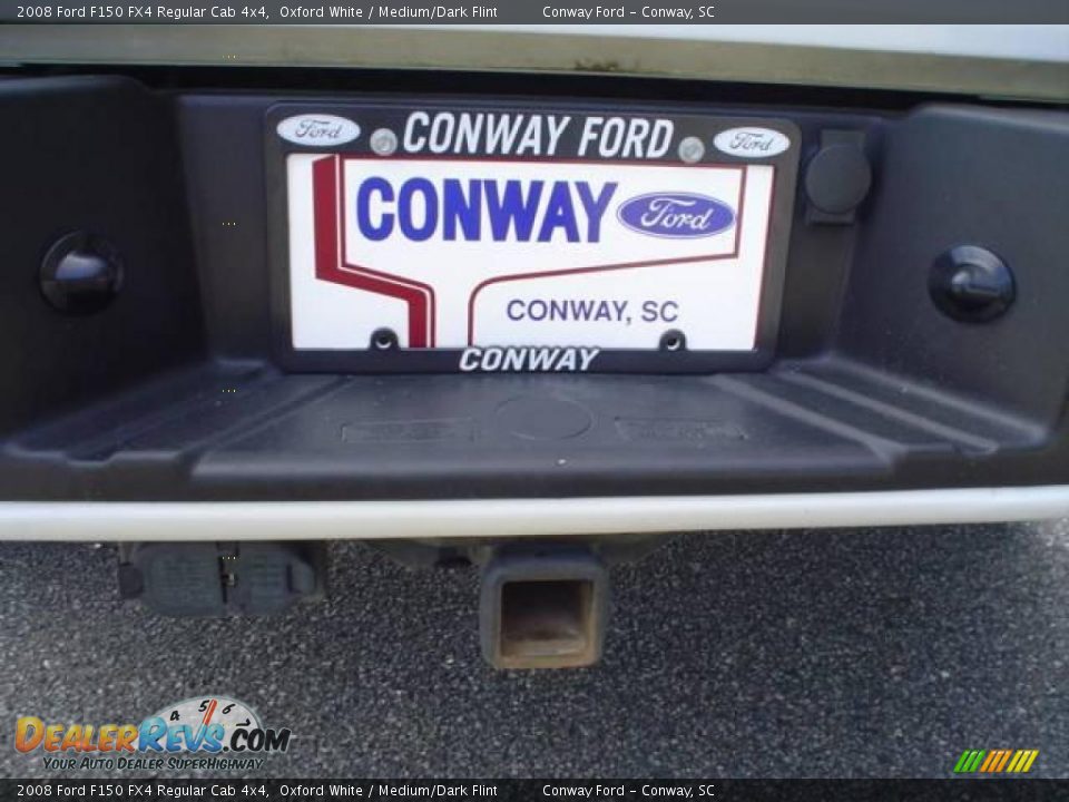 2008 Ford F150 FX4 Regular Cab 4x4 Oxford White / Medium/Dark Flint Photo #15