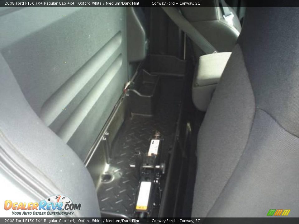 2008 Ford F150 FX4 Regular Cab 4x4 Oxford White / Medium/Dark Flint Photo #17