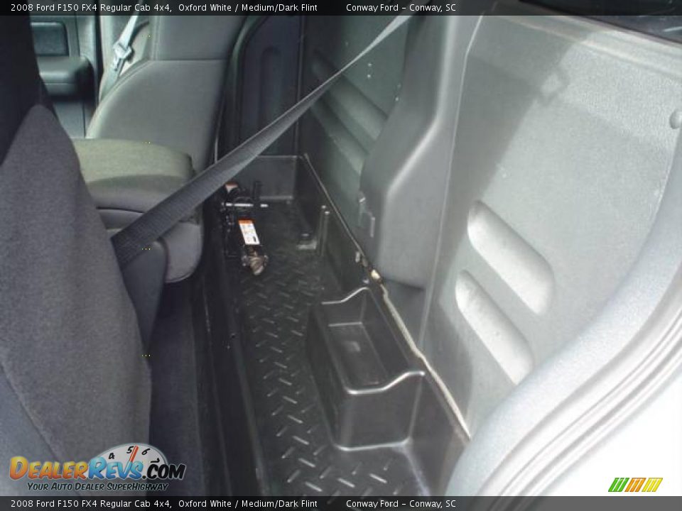 2008 Ford F150 FX4 Regular Cab 4x4 Oxford White / Medium/Dark Flint Photo #19