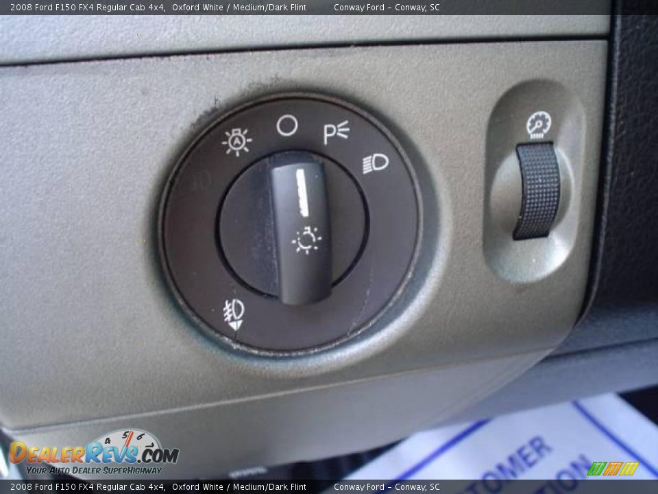 2008 Ford F150 FX4 Regular Cab 4x4 Oxford White / Medium/Dark Flint Photo #21