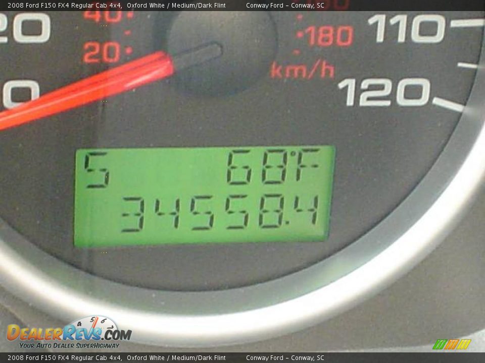 2008 Ford F150 FX4 Regular Cab 4x4 Oxford White / Medium/Dark Flint Photo #25