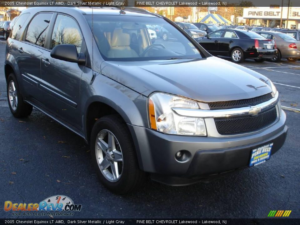 2005 Chevrolet Equinox LT AWD Dark Silver Metallic / Light Gray Photo #2