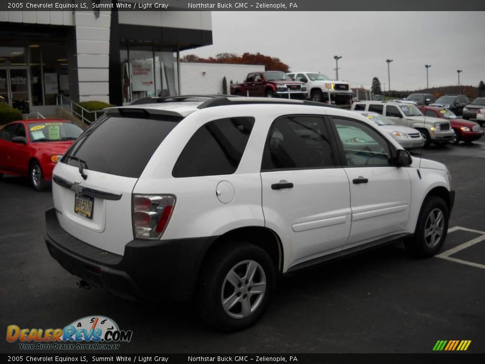 2005 Chevrolet Equinox LS Summit White / Light Gray Photo #2