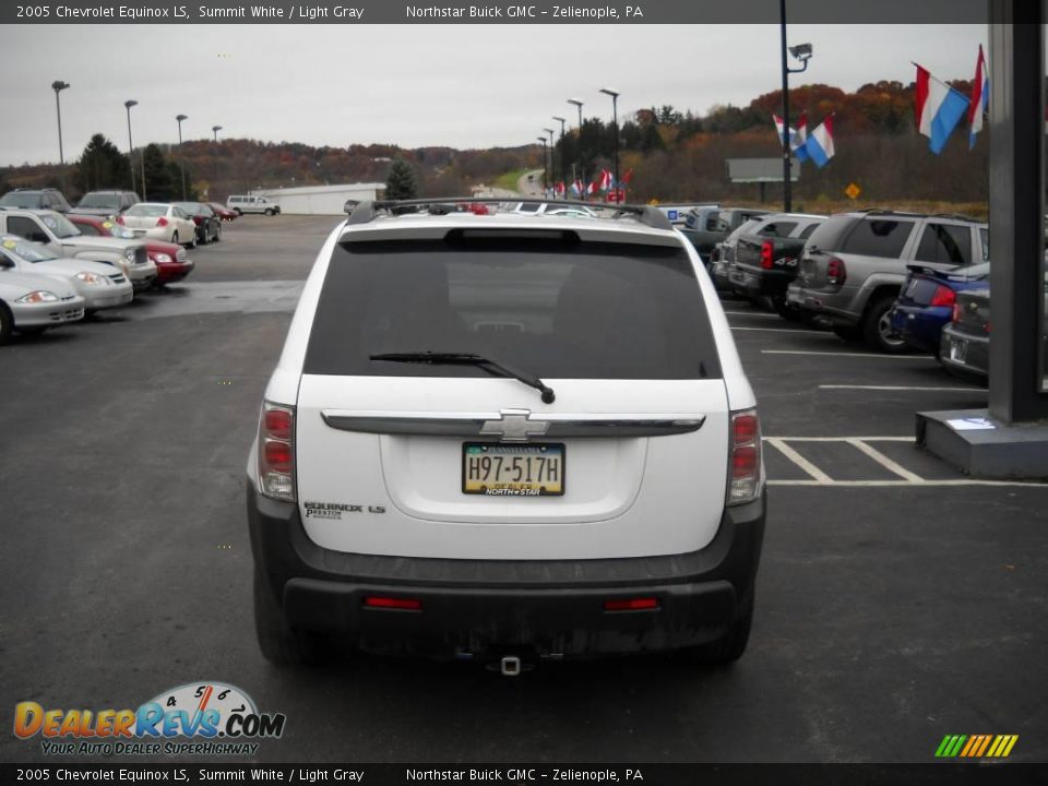 2005 Chevrolet Equinox LS Summit White / Light Gray Photo #3