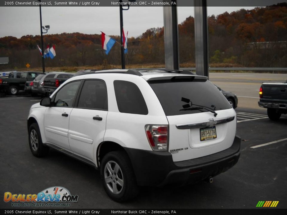 2005 Chevrolet Equinox LS Summit White / Light Gray Photo #4