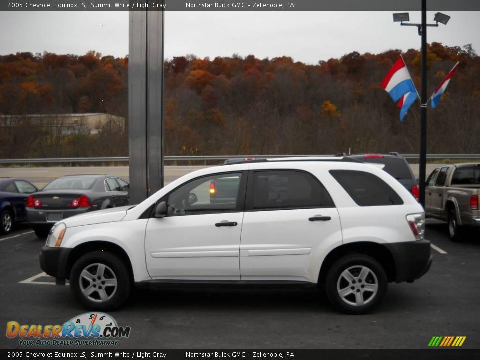 2005 Chevrolet Equinox LS Summit White / Light Gray Photo #5
