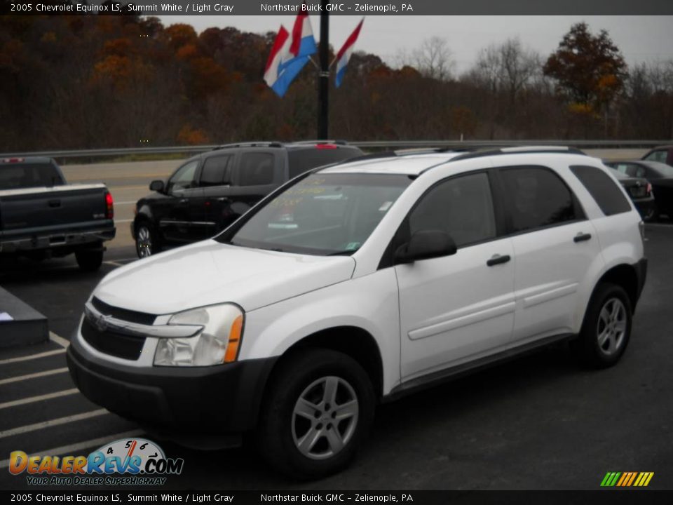2005 Chevrolet Equinox LS Summit White / Light Gray Photo #13