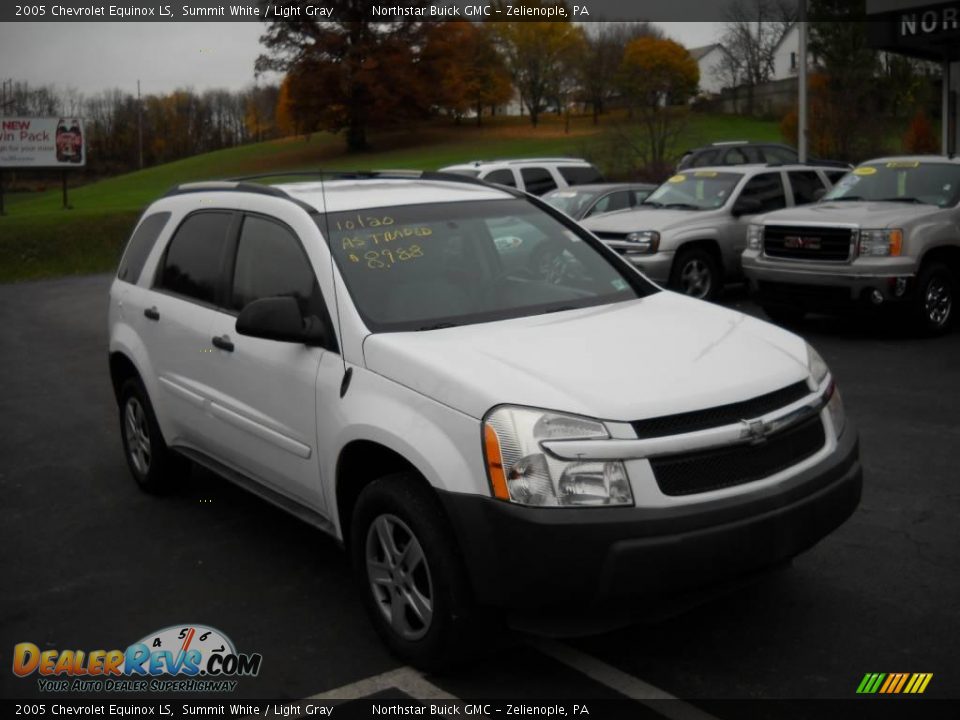 2005 Chevrolet Equinox LS Summit White / Light Gray Photo #15