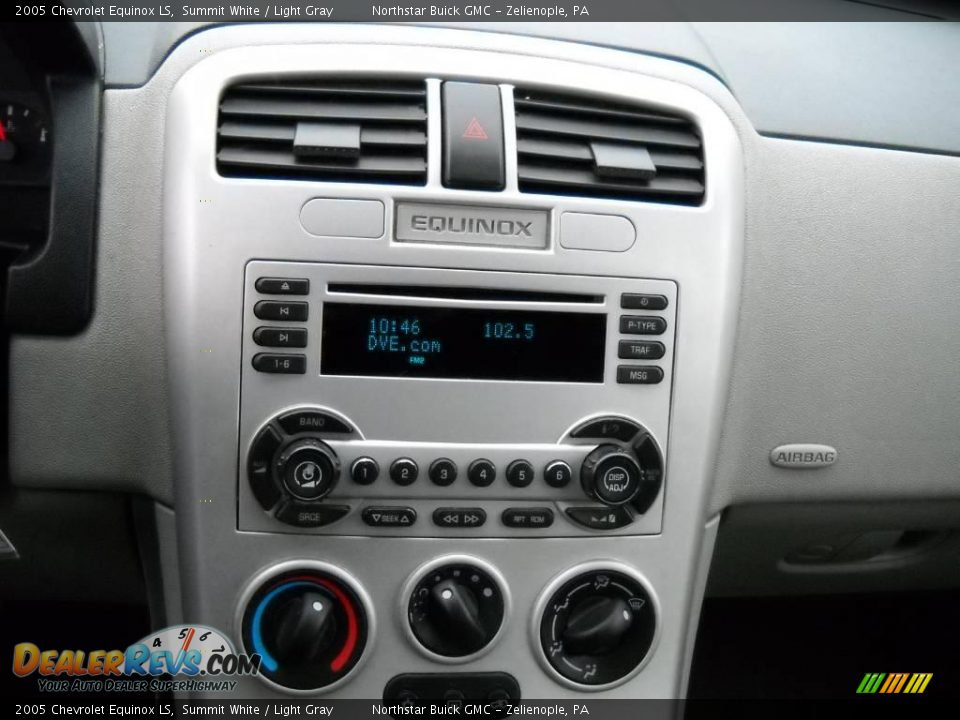 2005 Chevrolet Equinox LS Summit White / Light Gray Photo #17