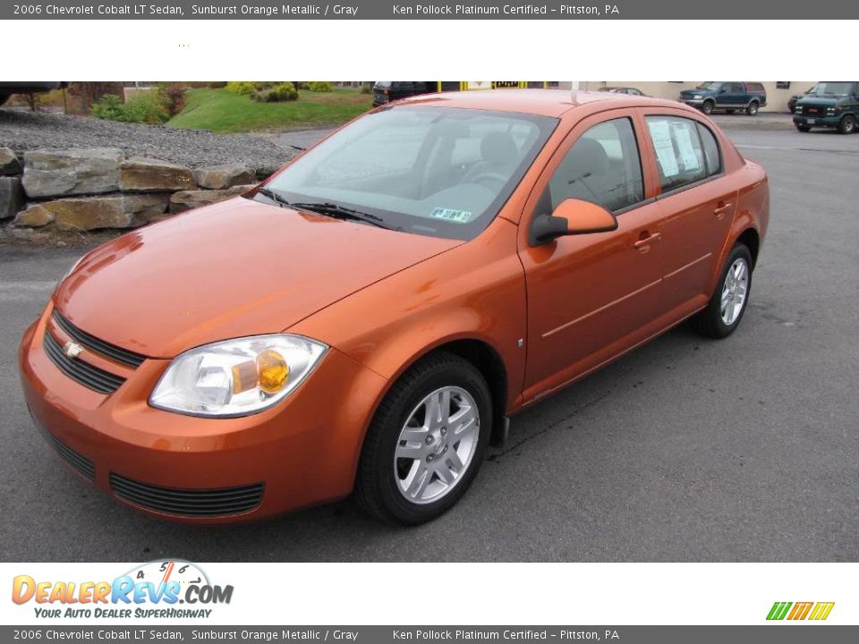 2006 Chevrolet Cobalt LT Sedan Sunburst Orange Metallic / Gray Photo #2