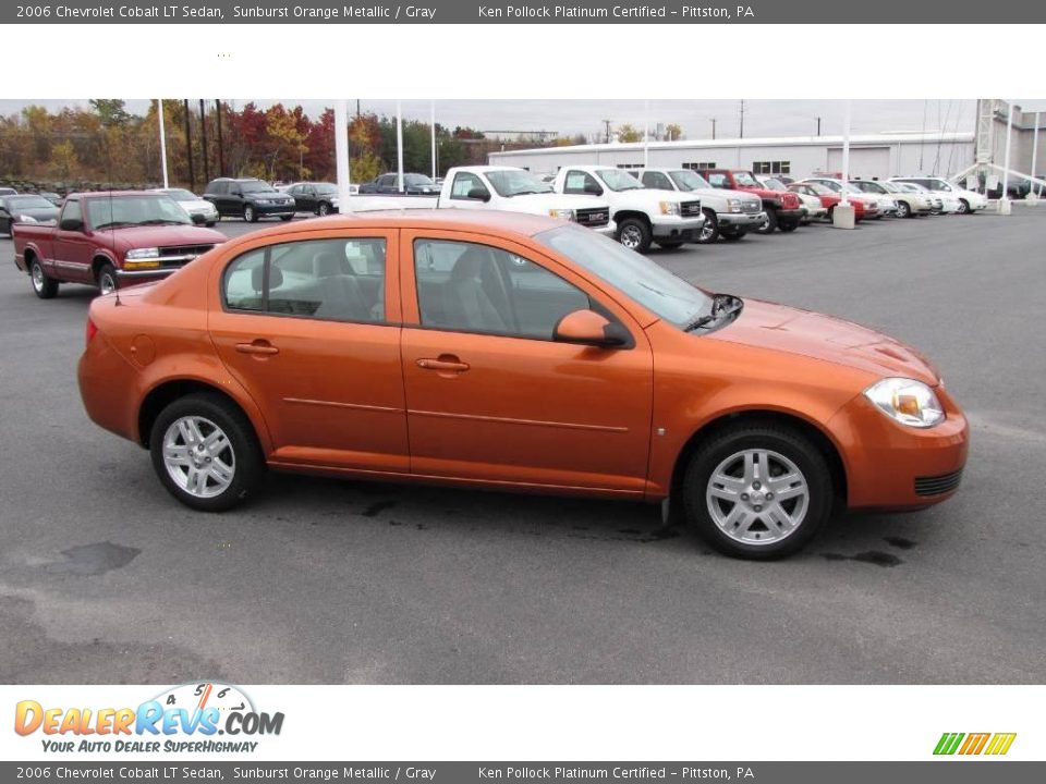 2006 Chevrolet Cobalt LT Sedan Sunburst Orange Metallic / Gray Photo #5