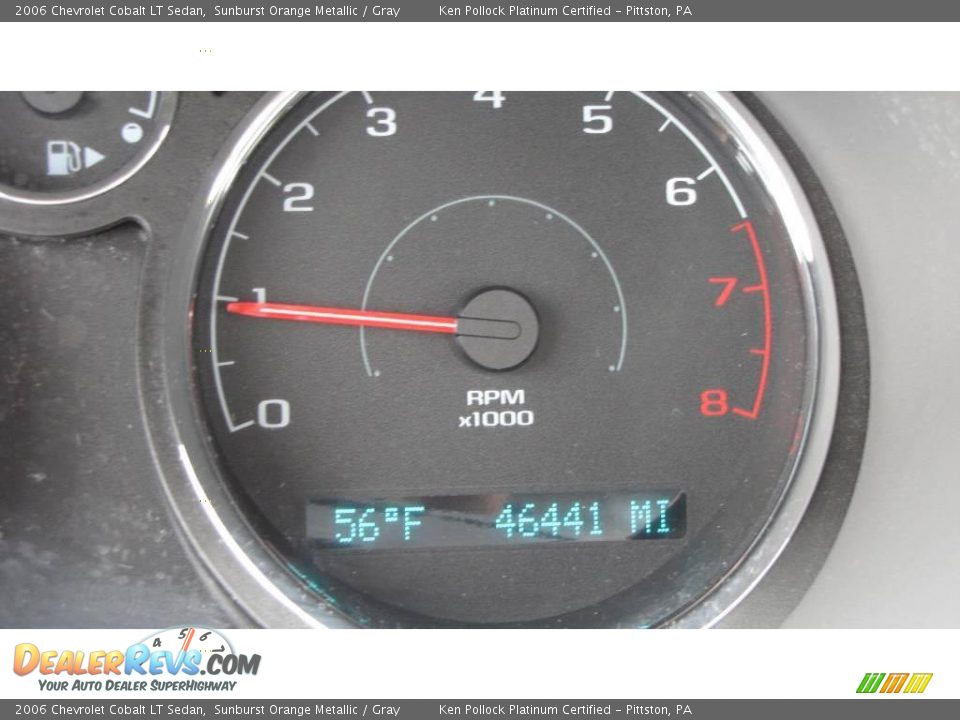 2006 Chevrolet Cobalt LT Sedan Sunburst Orange Metallic / Gray Photo #19