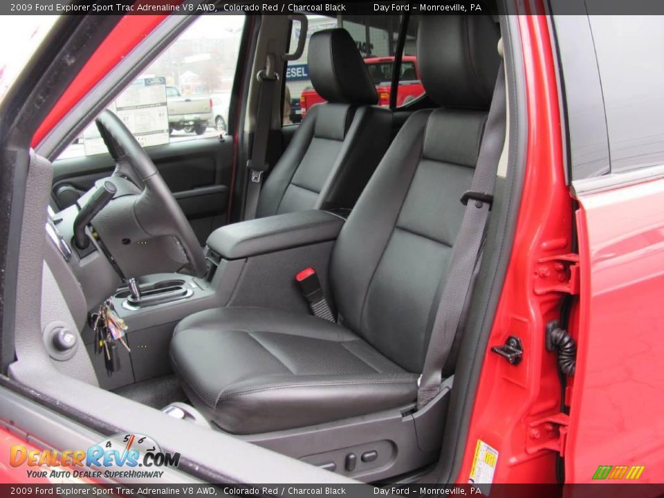 2009 Ford Explorer Sport Trac Adrenaline V8 AWD Colorado Red / Charcoal Black Photo #11