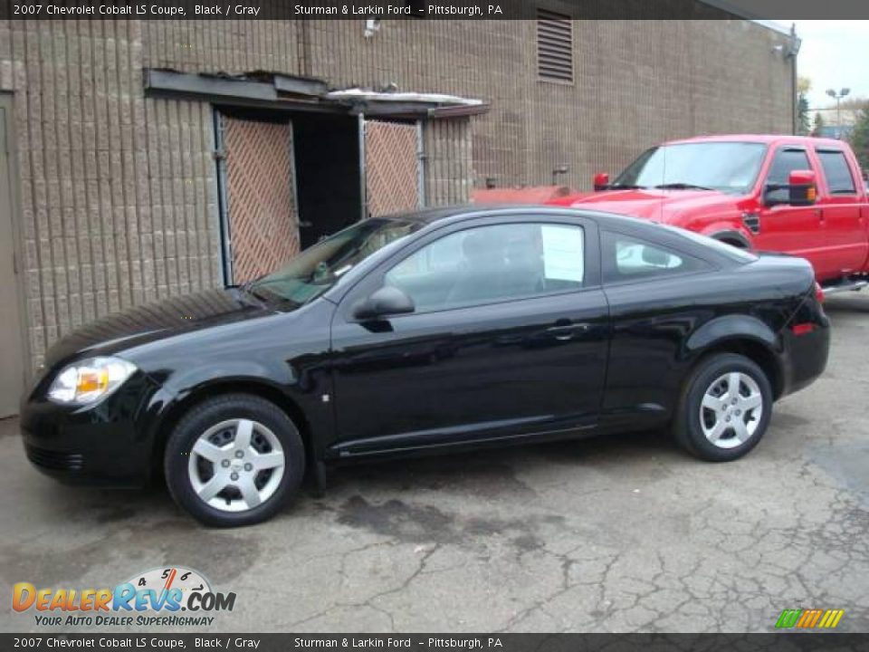 2007 Chevrolet Cobalt LS Coupe Black / Gray Photo #1
