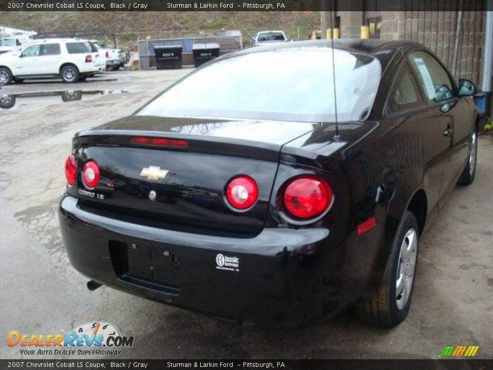 2007 Chevrolet Cobalt LS Coupe Black / Gray Photo #4