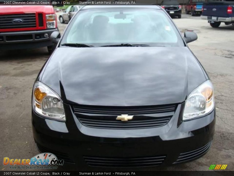 2007 Chevrolet Cobalt LS Coupe Black / Gray Photo #6
