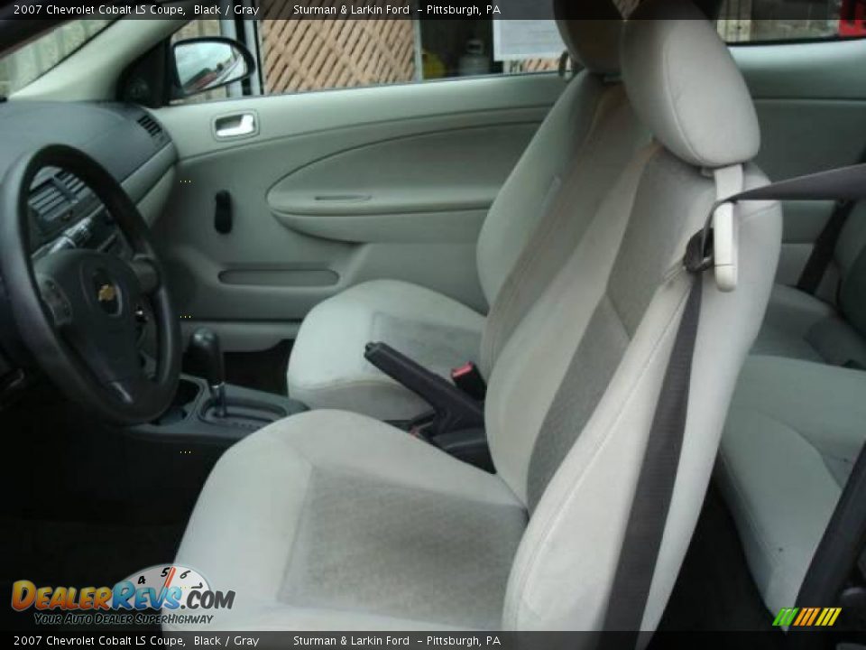 2007 Chevrolet Cobalt LS Coupe Black / Gray Photo #9