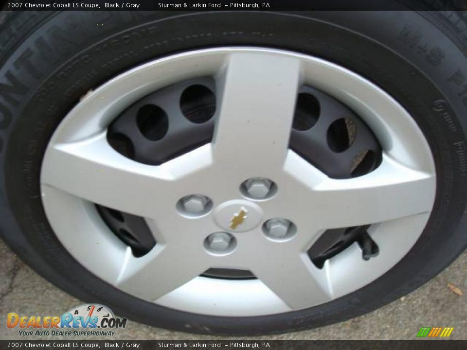 2007 Chevrolet Cobalt LS Coupe Black / Gray Photo #17