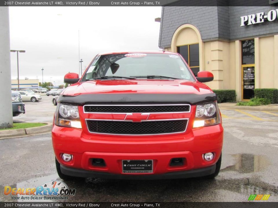 2007 Chevrolet Avalanche LT 4WD Victory Red / Ebony Photo #2