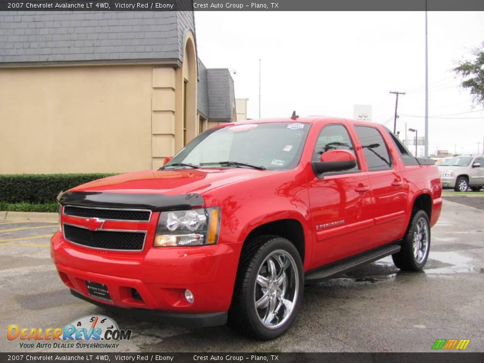 2007 Chevrolet Avalanche LT 4WD Victory Red / Ebony Photo #3