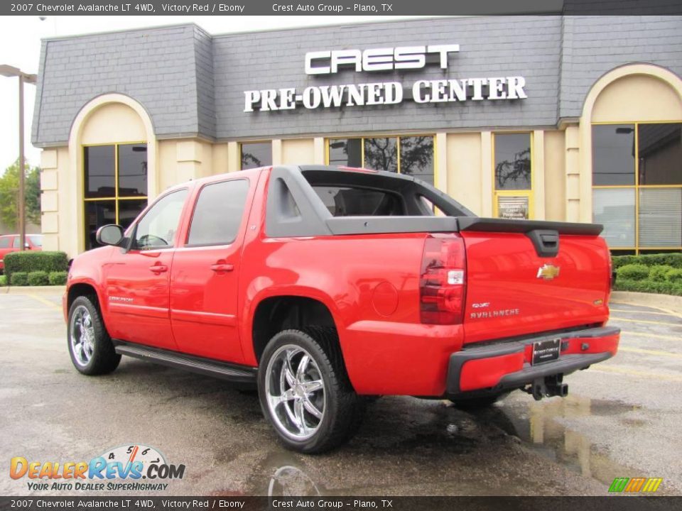 2007 Chevrolet Avalanche LT 4WD Victory Red / Ebony Photo #5