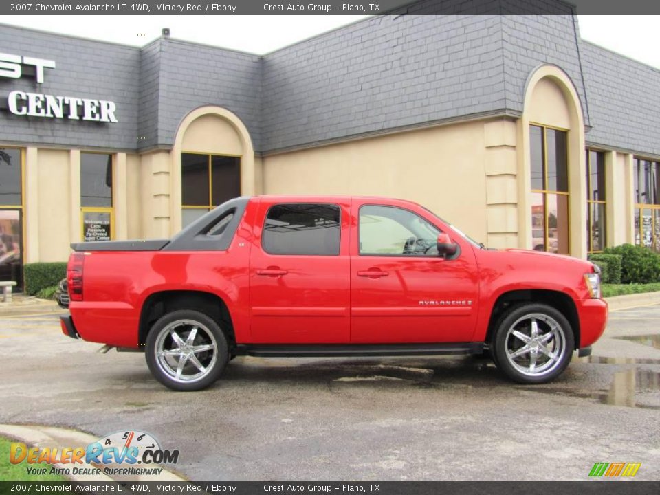 2007 Chevrolet Avalanche LT 4WD Victory Red / Ebony Photo #7