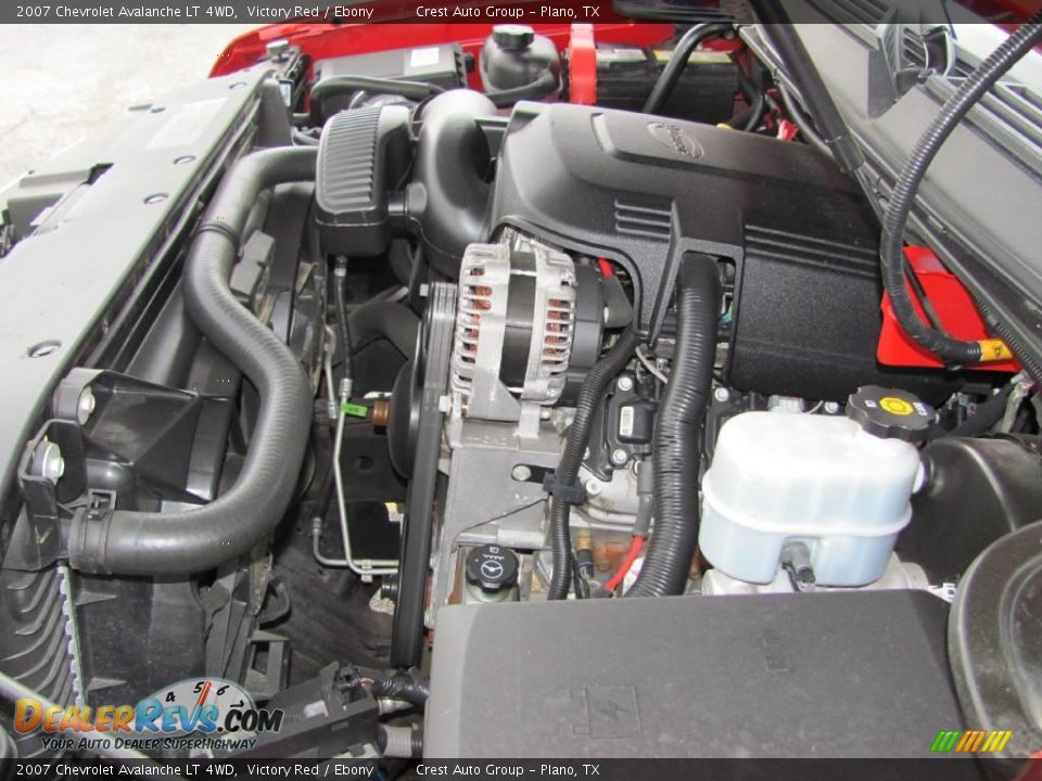 2007 Chevrolet Avalanche LT 4WD Victory Red / Ebony Photo #16