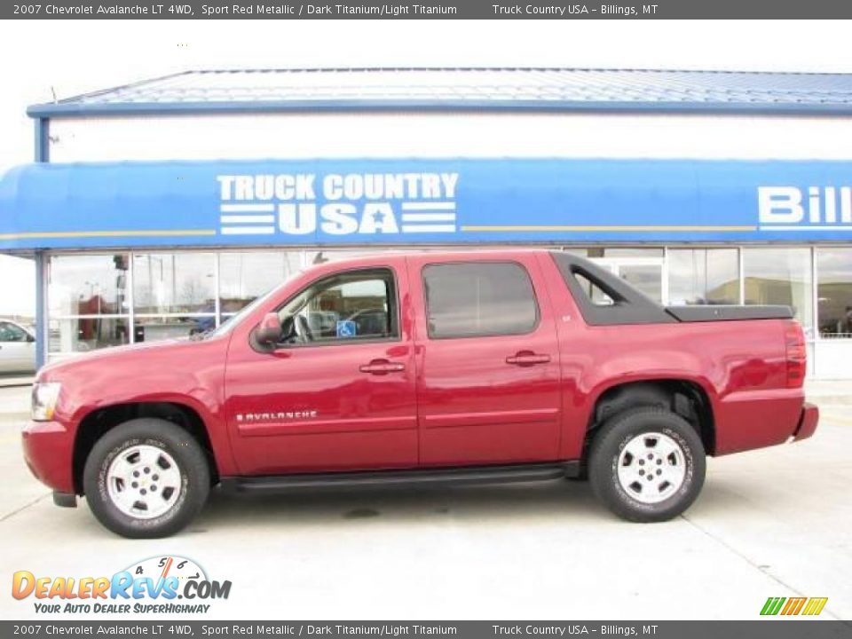 2007 Chevrolet Avalanche LT 4WD Sport Red Metallic / Dark Titanium/Light Titanium Photo #1