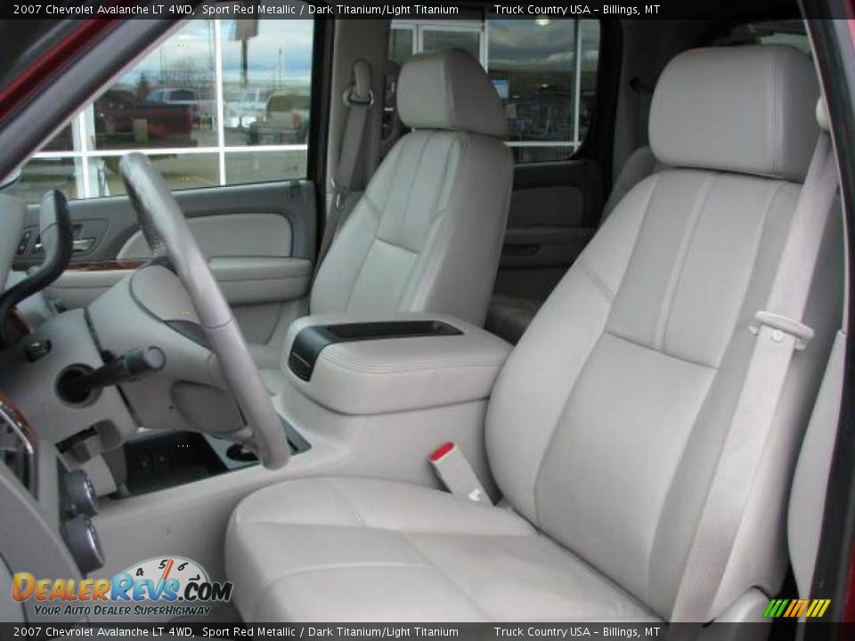2007 Chevrolet Avalanche LT 4WD Sport Red Metallic / Dark Titanium/Light Titanium Photo #12