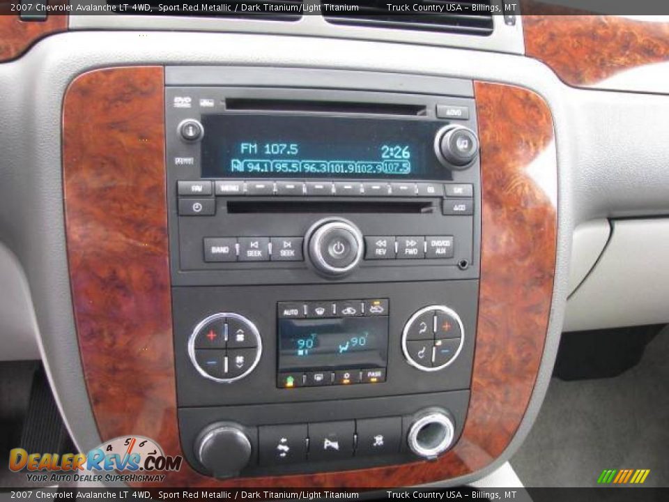 2007 Chevrolet Avalanche LT 4WD Sport Red Metallic / Dark Titanium/Light Titanium Photo #15
