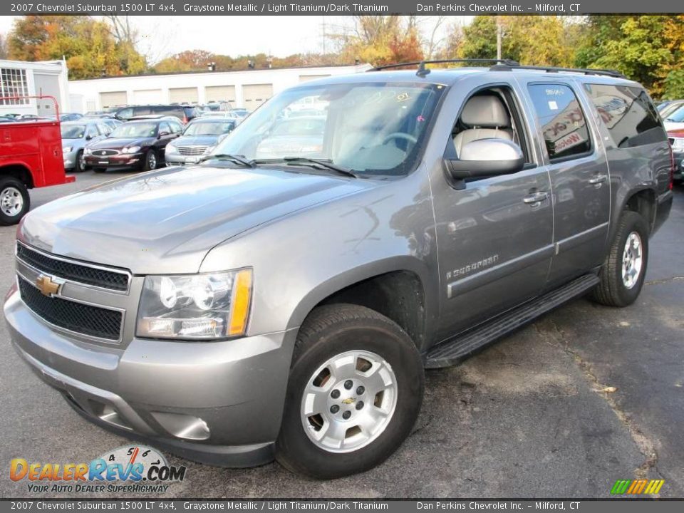 2007 Chevrolet Suburban 1500 LT 4x4 Graystone Metallic / Light Titanium/Dark Titanium Photo #1