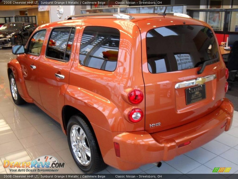 2008 Chevrolet HHR LT Sunburst Orange II Metallic / Cashmere Beige Photo #4