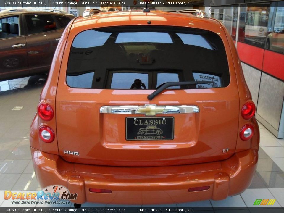 2008 Chevrolet HHR LT Sunburst Orange II Metallic / Cashmere Beige Photo #5