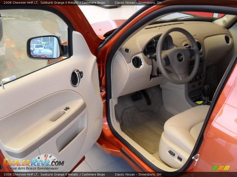 2008 Chevrolet HHR LT Sunburst Orange II Metallic / Cashmere Beige Photo #14