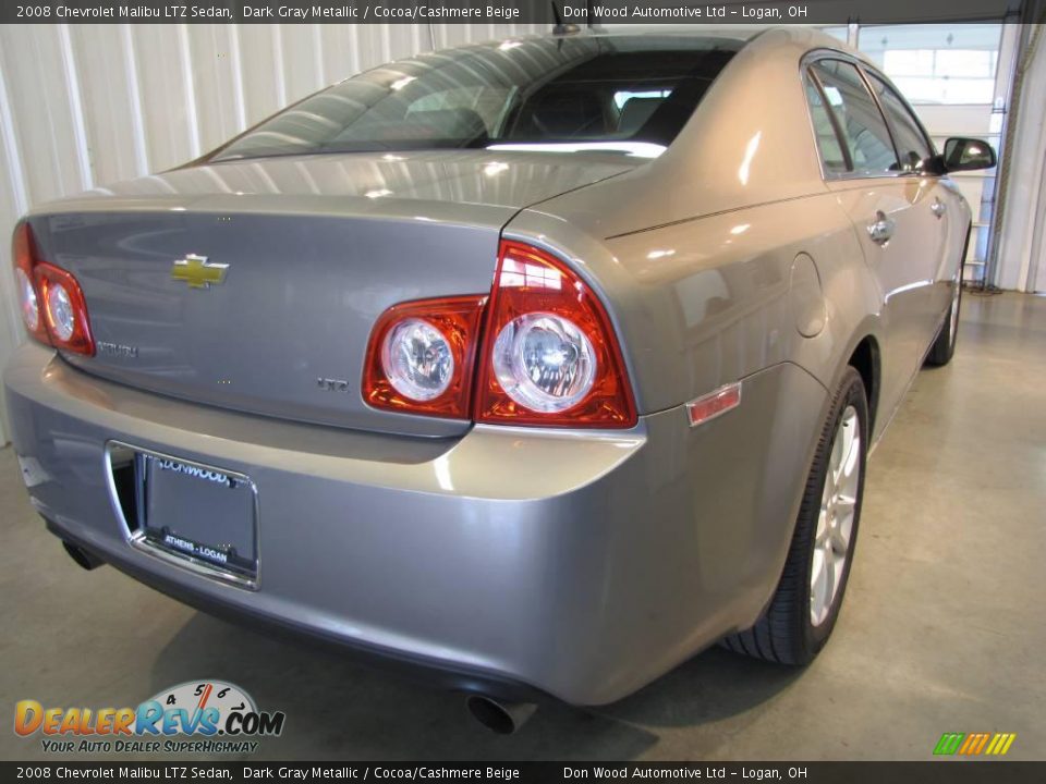 2008 Chevrolet Malibu LTZ Sedan Dark Gray Metallic / Cocoa/Cashmere Beige Photo #3